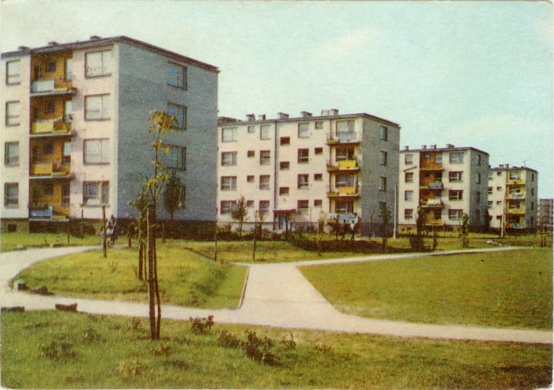 Lublin bloki pocztówka